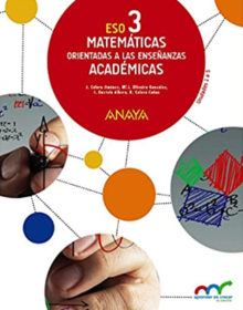 Anaya PDF Matemáticas Orientado a las Enseñanzas Académicas 3 ESO Descargar Libro Completo, Examen, Material Fotocopiable y Solucionario
