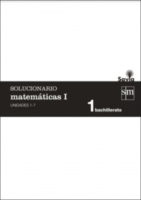 SM Matemáticas 1 Bachillerato Examen, Material Fotocopiable, Libro Completo y Solucionario